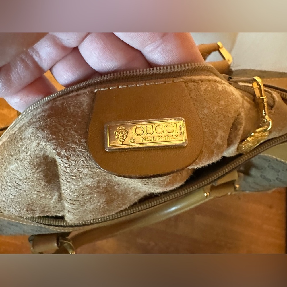 Vintage Gucci Micro GG Web Boston Bag w/ Strap - Picture 13 of 16